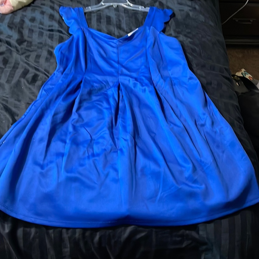 Royal blue dress